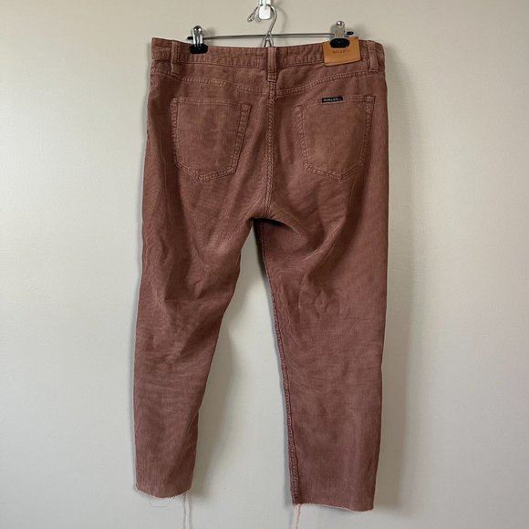 Rollas relaxo cords dusty pink cropped cordouroy pants - Picture 7 of 10